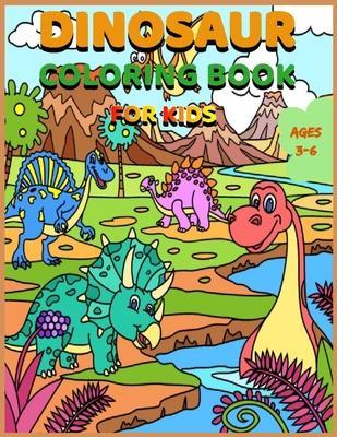 Dinosaur Coloring Book for Kids Ages 3-6: Jumbo Kids Coloring Book With Dinosaur Facts, 100 pages, 8.5x11 - Unic Bear