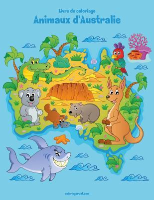 Livre de coloriage Animaux d'Australie 1 - Nick Snels