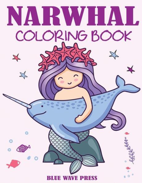 Narwhal Coloring Book - Blue Wave Press