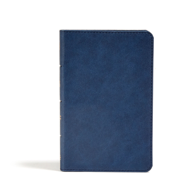 CSB Personal Size Bible, Navy Leathertouch - Csb Bibles By Holman
