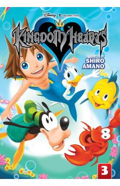 Coperta cărții 'Kingdom Hearts #3 - Shiro Amano'