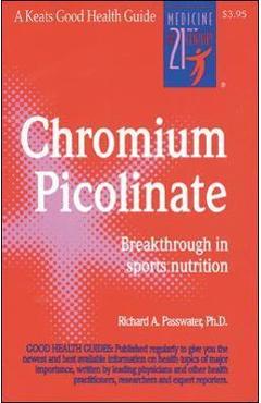 Coperta cărții 'Chromium Picolinate - Richard Passwater'
