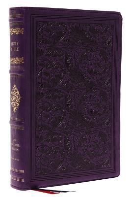 Nkjv, Wide-Margin Reference Bible, Sovereign Collection, Leathersoft, Purple, Red Letter, Comfort Print: Holy Bible, New King James Version - Thomas Nelson