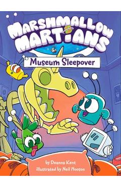 Poza produsului Marshmallow Martians: Museum Sleepover: (A Graphic Novel) - Deanna Kent
