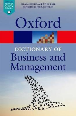 A Dictionary of Business and Management - Jonathan Law