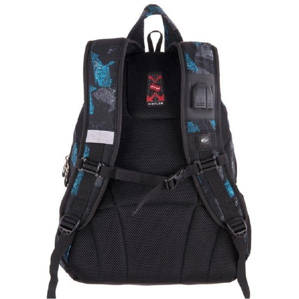 Ghiozdan 2 in 1 Teens Blue Arrow