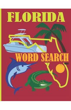 Poza produsului Florida Word Search: Puzzle Book Funny Gift from Sunshine State - The Word Search Corner