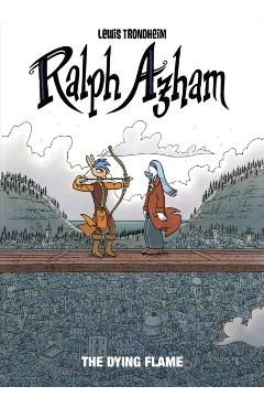 Coperta cărții 'Ralph Azham Vol. 4: The Dying Flame - Lewis Trondheim'