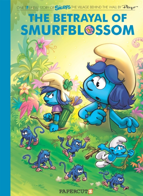 Coperta cărții 'Smurfs Village Behind the Wall #2: The Betrayal of Smurfblossom - Peyo'