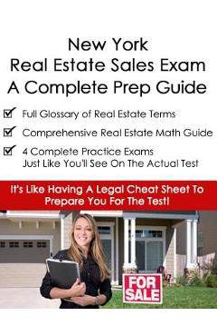 Coperta cărții 'New York Real Estate Exam A Complete Prep Guide: Principles, Concepts And 400 Practice Questions - Real Estate'
