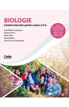 Poza produsului Biologie - Clasa 5 - Caiet - Silvia Olteanu, Stefania Giersch, Iuliana Tanur, Camelia Manea, Gabriela Corina Kodjabashija
