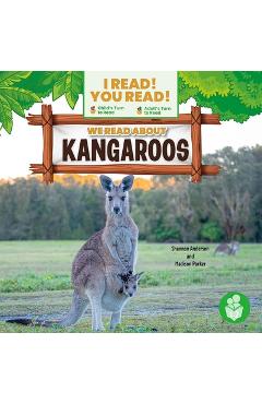 Coperta cărții 'We Read about Kangaroos - Shannon Anderson'