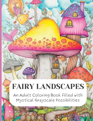 Coperta cărții 'Fairyland Landscapes: An Adult Coloring Book of Enchanting Landscapes - Enchanting Escapes'