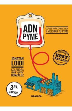 Coperta cărții 'ADN PyME - Tercera Edición - Jonatan Loidi'