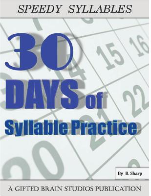 Speedy Syllables: Fast & Fun Syllable Practice - Bridgette Sharp