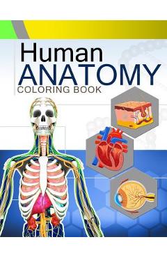 Coperta cărții 'Human Anatomy Coloring Book: Anatomy & Physiology Coloring Book 2nd Edtion - Dr Rodney M. Strickland'