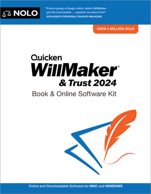Quicken Willmaker & Trust 2024: Book & Online Software Kit - Editors Of Nolo
