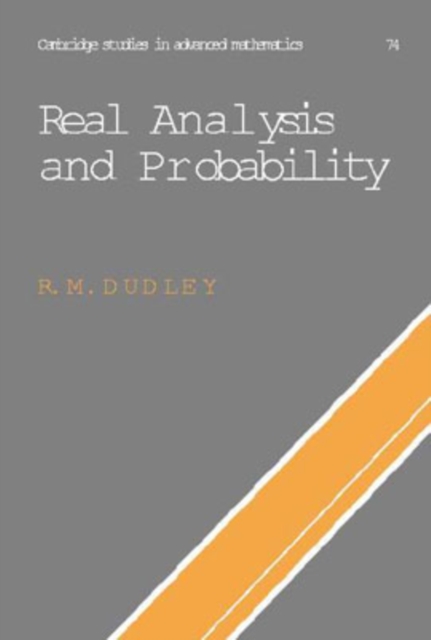 Real Analysis and Probability - R. M. Dudley