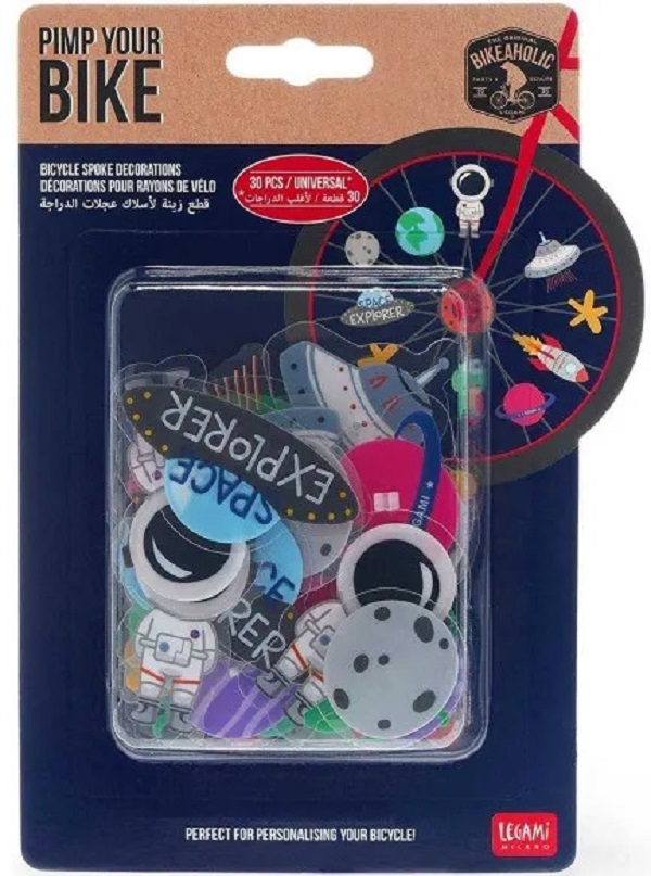 Set 30 stickere pentru bicicleta. Pimp Your Bike! Space