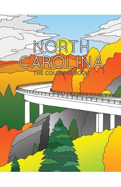 Coperta cărții 'North Carolina: The Coloring Book - Tyler King'
