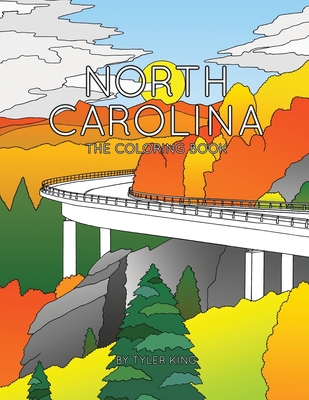 Coperta cărții 'North Carolina: The Coloring Book - Tyler King'