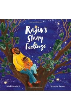 Coperta cărții 'Rajiv's Starry Feelings - Niall Moorjani'