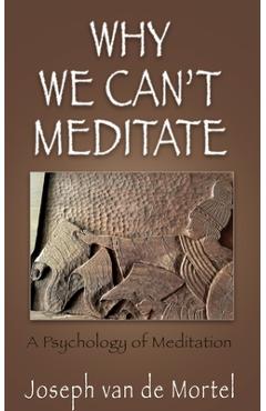 Coperta cărții 'Why We Can't Meditate: A Psychology of Meditation - Joseph Van De Mortel'