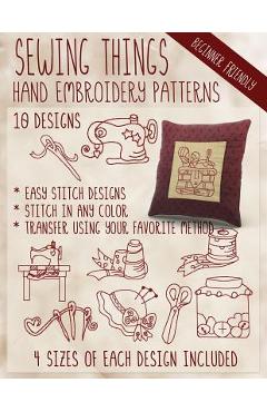 Poza produsului Sewing Things Hand Embroidery Patterns - Stitchx Embroidery
