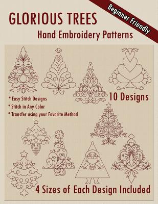 Glorious Trees Hand Embroidery Patterns - Stitchx Embroidery