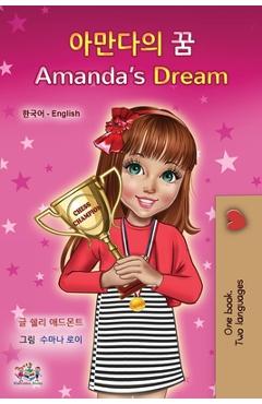 Coperta cărții 'Amanda's Dream (Korean English Bilingual Children's Book) - Shelley Admont'