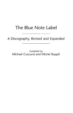 Poza produsului The Blue Note Label: A Discography - Michael Cuscuna