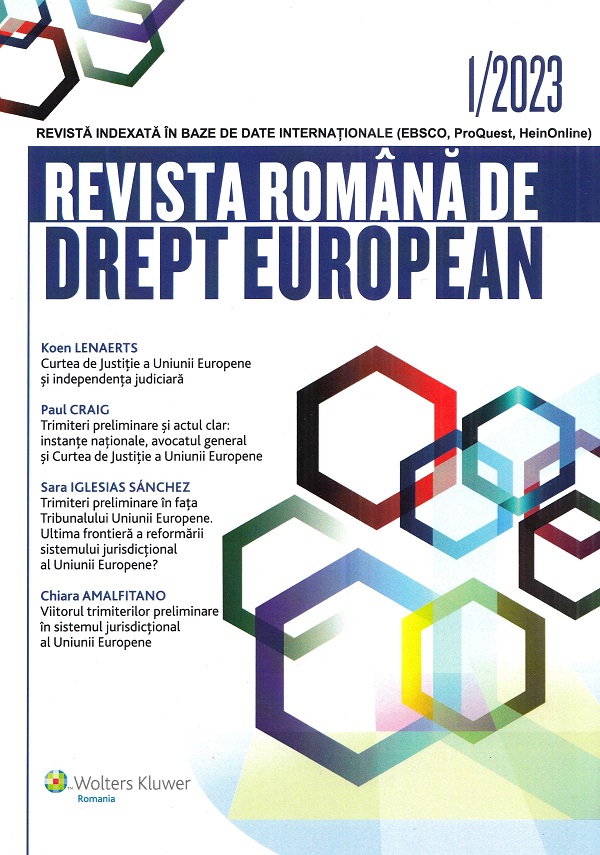 Revista romana de drept european Nr.1/2023