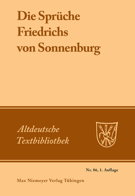 Die Sprüche Friedrichs von Sonnenburg - Achim Masser