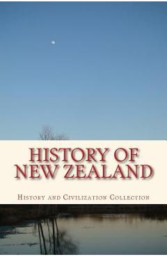 Coperta cărții 'History of New Zealand: the Land of the Long White Cloud - J. W. Gregory'