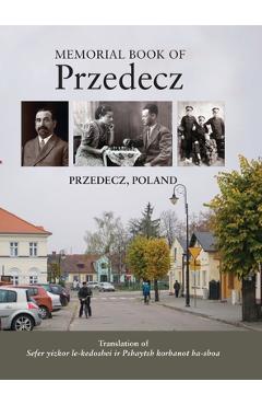 Coperta cărții 'Memorial Book to the Holocaust Victims of the City of Pshaytsh - Moshe Bilavsky'