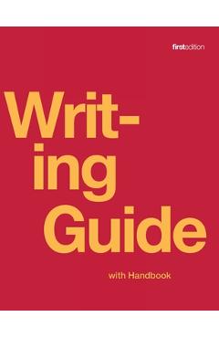 Coperta cărții 'Writing Guide with Handbook (paperback, b&w) - Michelle Bachelor Robinson'