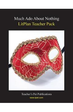 Coperta cărții 'Litplan Teacher Pack: Much ADO about Nothing - Susan R. Woodward'