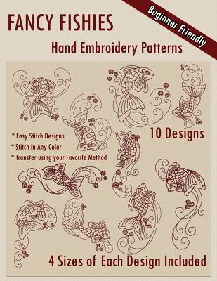 Fancy Fishies Hand Embroidery Patterns - Stitchx Embroidery