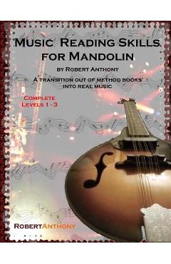 Poza produsului Music Reading Skills for Mandolin Complete Levels 1 - 3 - Robert Anthony