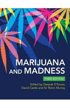Coperta cărții 'Marijuana and Madness - Deepak Cyril D'souza'