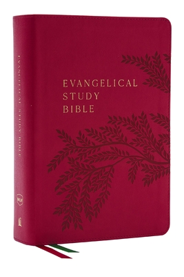 Nkjv, Evangelical Study Bible, Leathersoft, Rose, Red Letter, Thumb Indexed, Comfort Print: Christ-Centered. Faith-Building. Mission-Focused. - Thomas Nelson