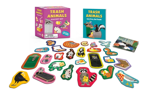 Trash Animals Magnet Set: Live Free, Eat Trash! - Alexander Schneider