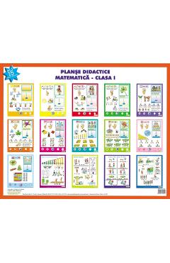 Coperta cărții 'Adunarea și scăderea. Planșe didactice - Clasa 1'