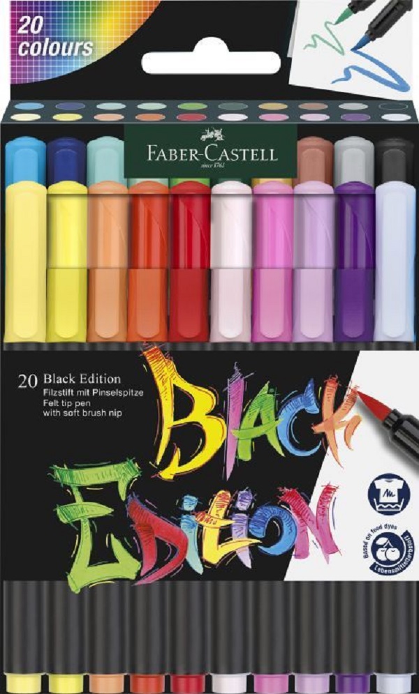 Set Carioci 20 culori. Black Edition