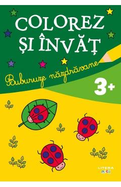 Coperta cărții 'Buburuze năzdrăvane. Colorez și învăț'