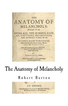 Coperta cărții 'The Anatomy of Melancholy - Democritus Minor'