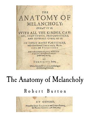 Coperta cărții 'The Anatomy of Melancholy - Democritus Minor'