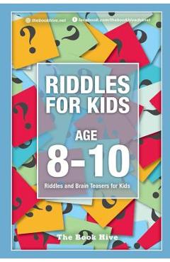 Coperta cărții 'Riddles for Kids Age 8-10: Riddles and Brain Teasers for Kids - Melissa Smith'