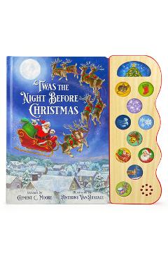 Coperta cărții ''Twas the Night Before Christmas - Cottage Door Press'