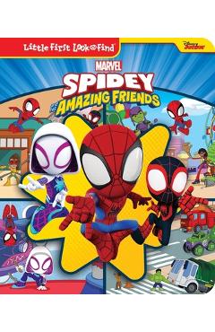 Poza produsului Disney Junior Marvel Spidey and His Amazing Friends: Little First Look and Find - Pi Kids